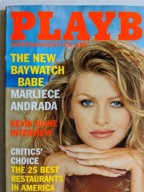 playboy cover march 1998|Playboy Magazine March 1998 MARLIECE ANDRADA .